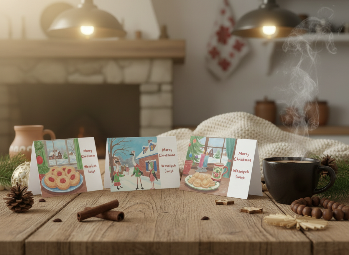 The Inspiration Behind A Polish Christmas Card Collection