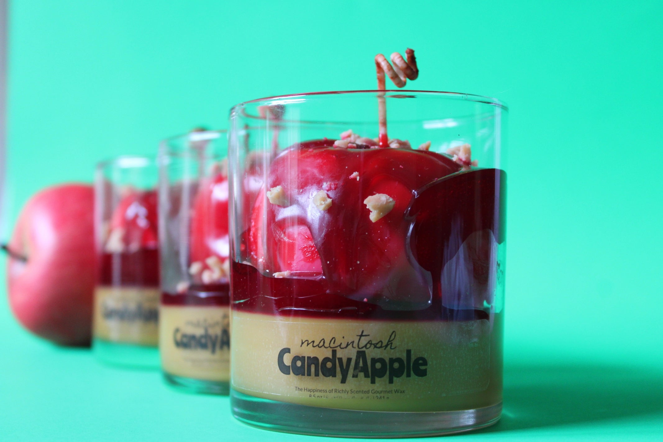 Candy Apple Candle