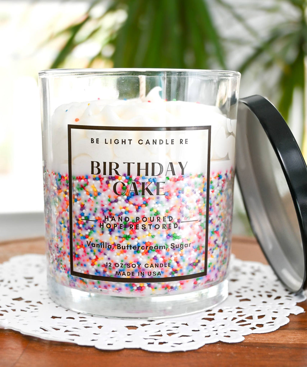 Birthday Cake, Scented Soy Candle 12 oz