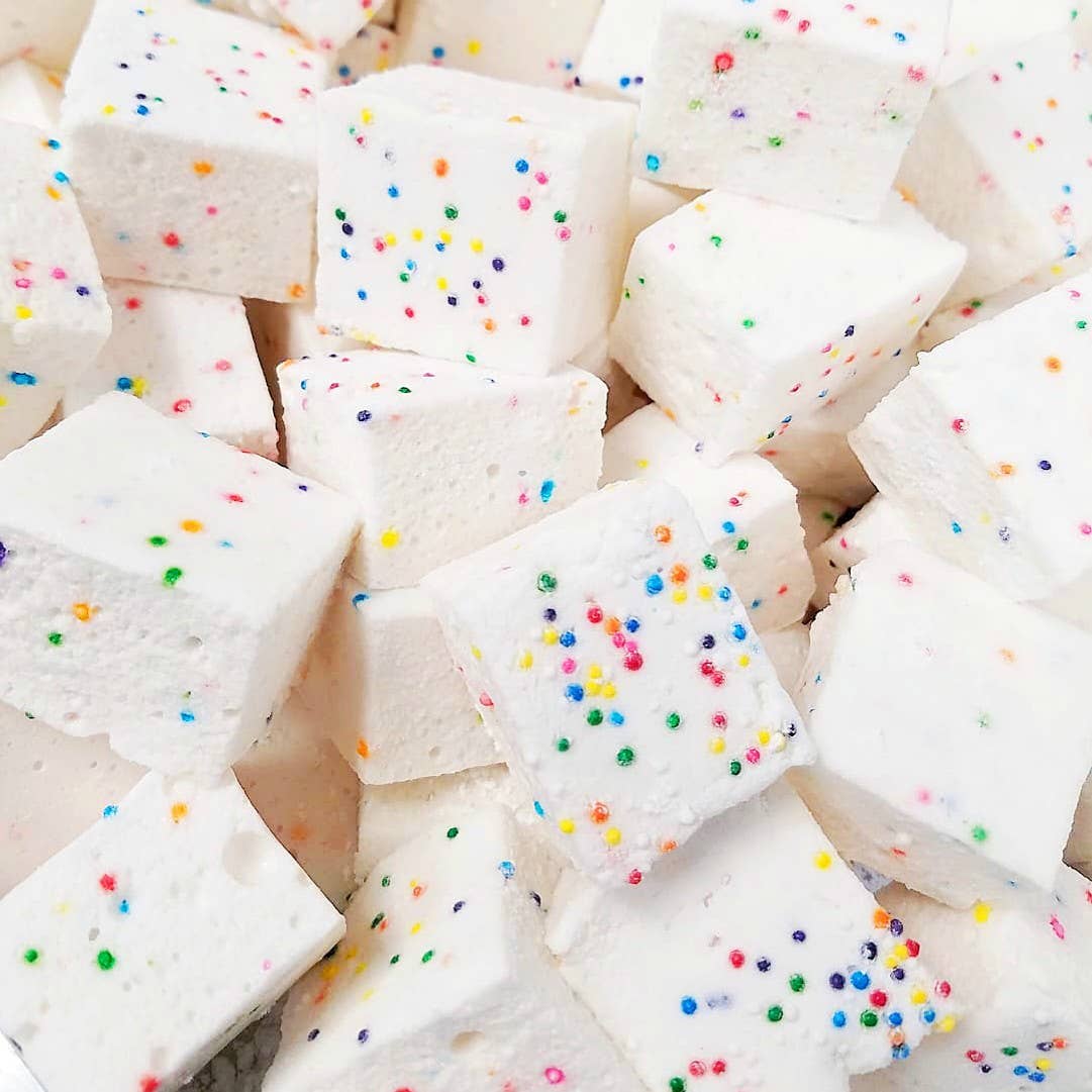 Funfetti Marshmallows / Gluten Free / Peanut Free / Dye Free