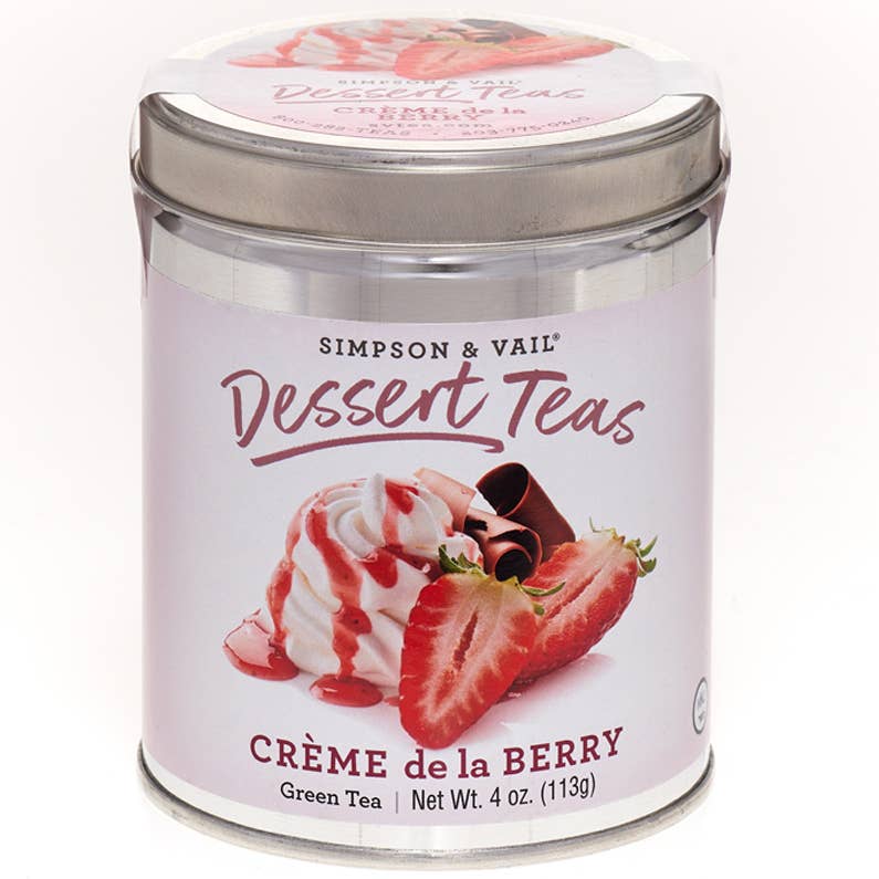 Crème de la Berry Green Dessert Tea - 4 Ounce Tin