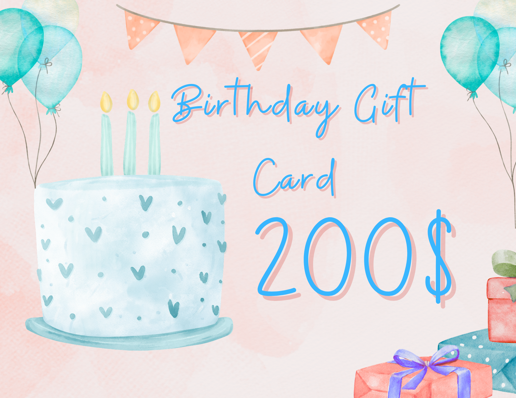 Happy Birthday - Digital Gift Cards