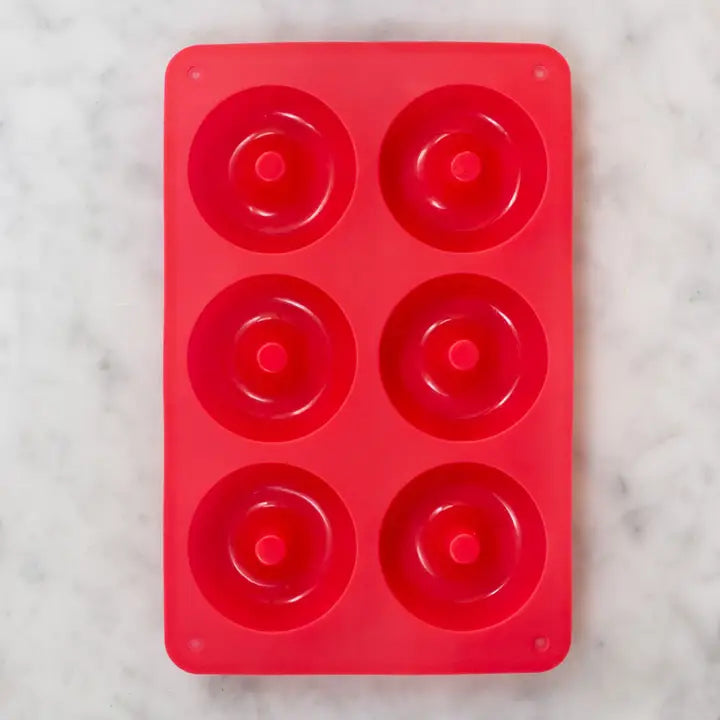 Silicone Doughnut Baking Pan - Makes 6