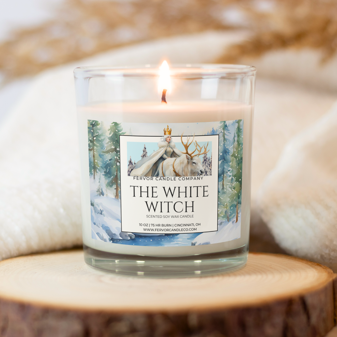 Solstice Princess Collection: White Witch Candle 10 oz Soy Wax Candle