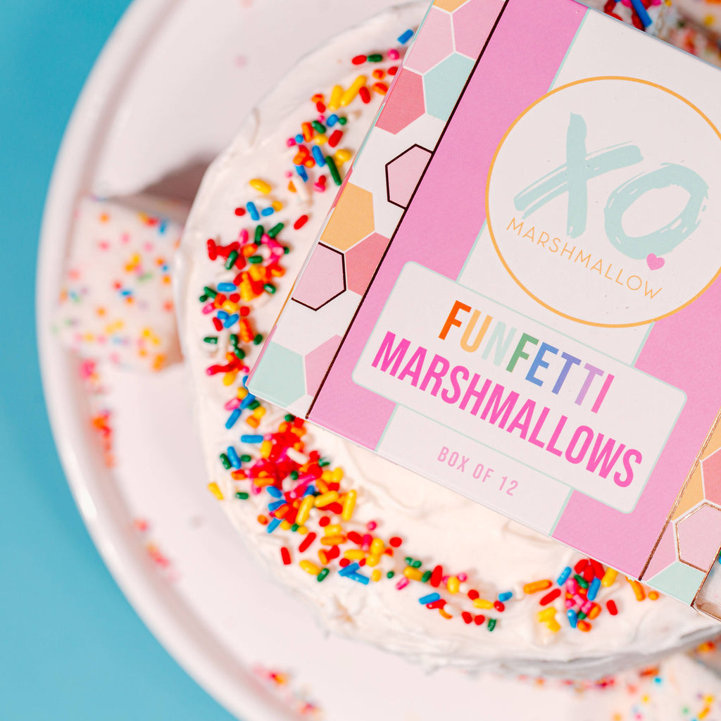 Funfetti Marshmallows / Gluten Free / Peanut Free / Dye Free