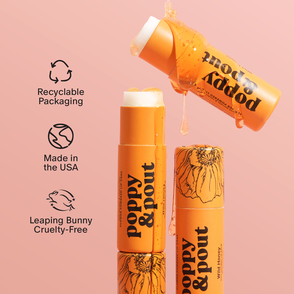 Buttercream Birthday Cake Flavored Lip Balm in Wild Honey