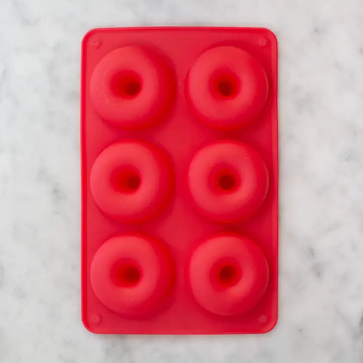 Silicone Doughnut Baking Pan - Makes 6