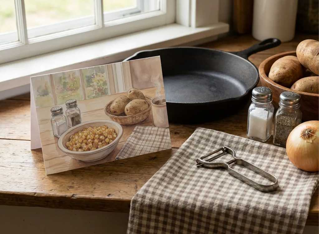 A Southern Breakfast - A Heart(y) Breakfast (Fried Potatoes)