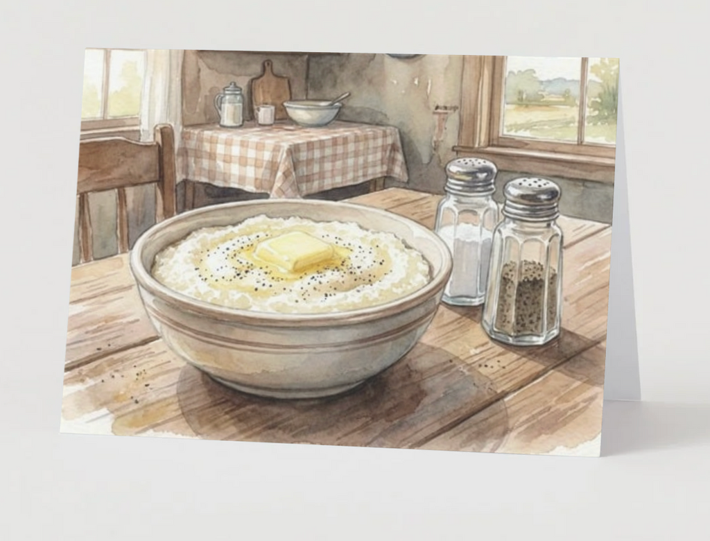 A Southern Breakfast - A Bowl Of Comfort (Grits)