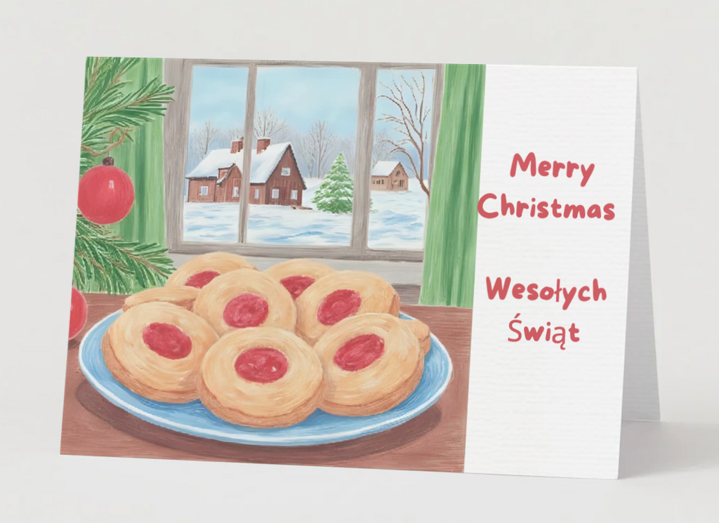 A Polish Christmas Card Collection: A Plate Of Cozy (Digital e-Card)