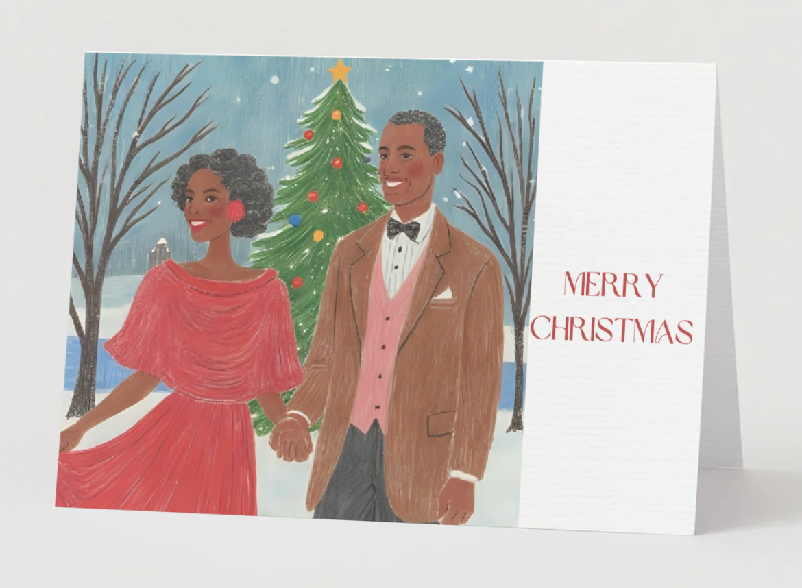 A Romance For Christmas Card Collection: A Sophisticated Night Out (Digital e-Card)