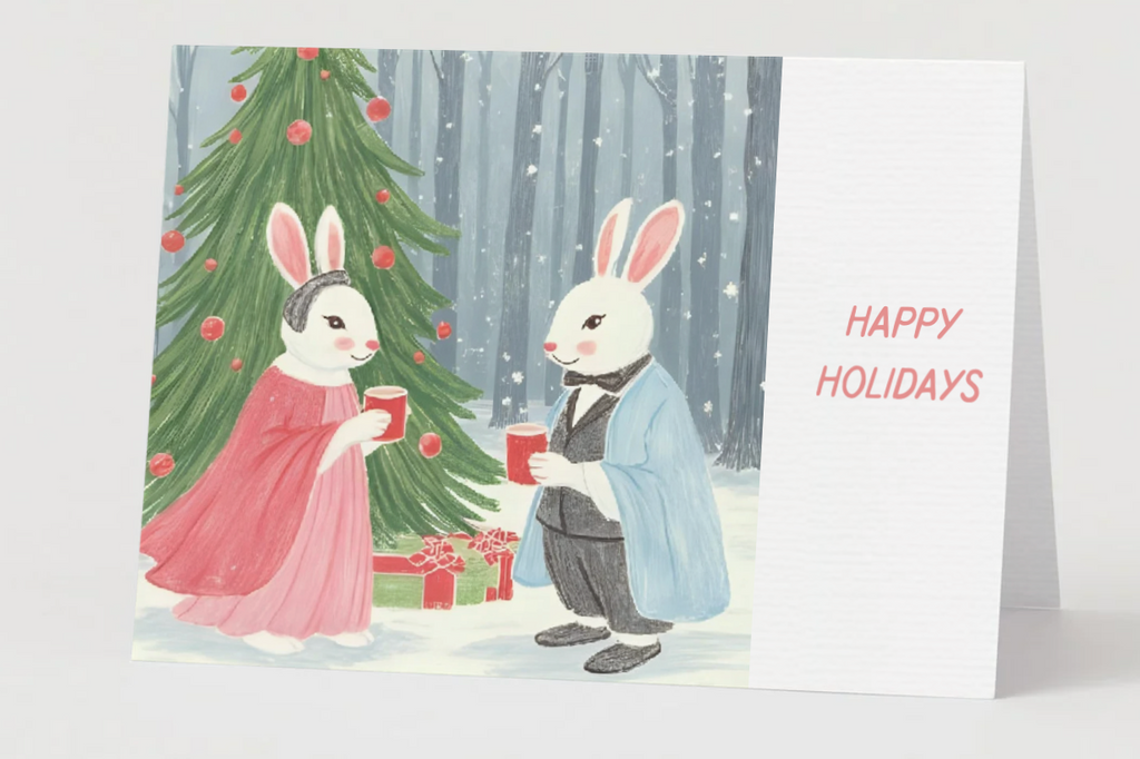 An Enchanted Woodland Christmas Card Collection:  A Snowy Celebration