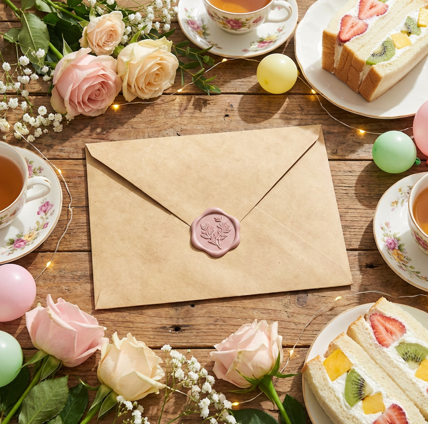 Cottagecore Celebration: Garden Fantasy Birthday Card