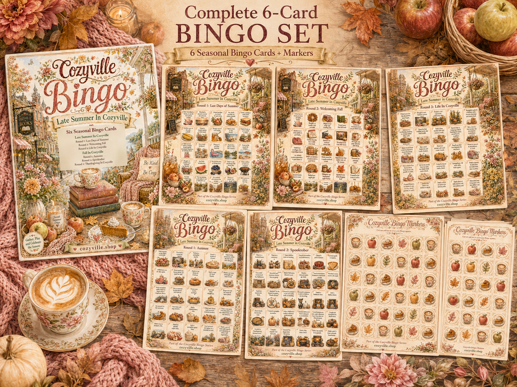 Cozyville Bingo - Late Summer To Fall (Digital Download)
