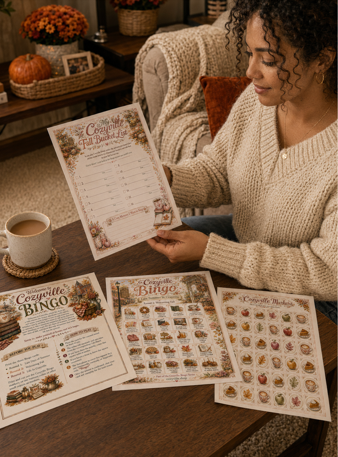 Cozyville Bingo - Late Summer To Fall (Digital Download)