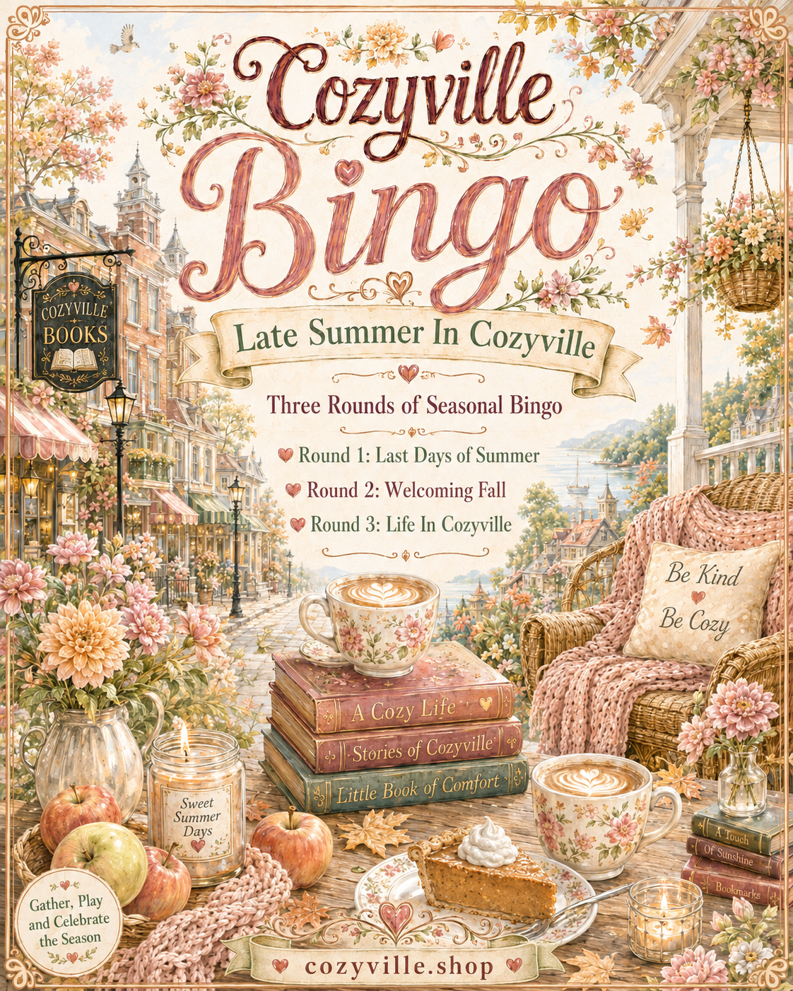Cozyville Bingo - Late Summer To Fall (Digital Download)