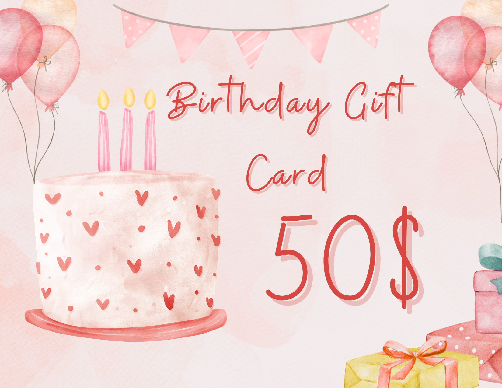 Happy Birthday - Digital Gift Cards