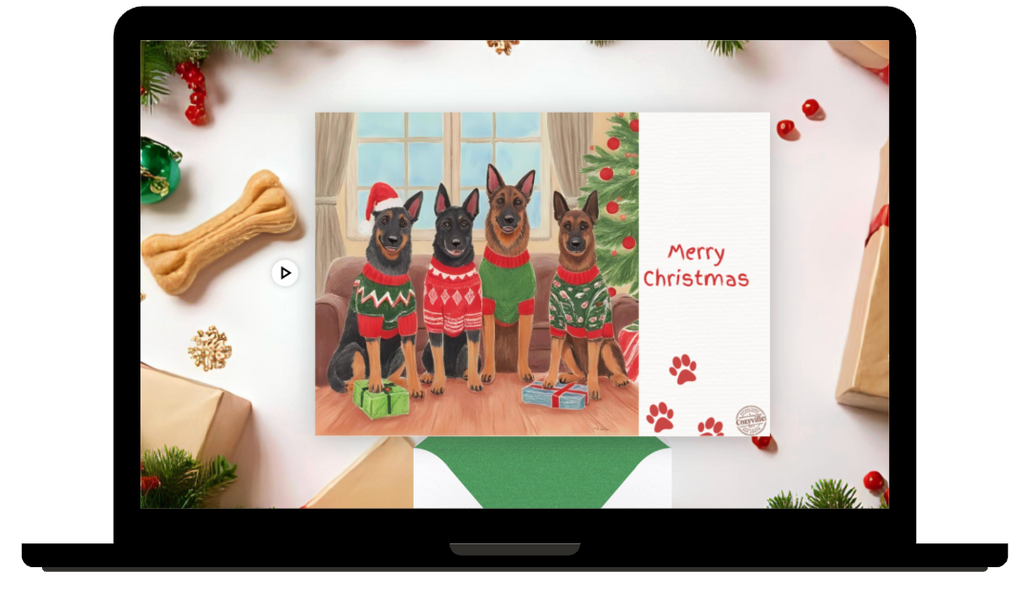 Have A German Shepherd Christmas Card Collection: To A Friend Who's Always There (Digital e-Card))