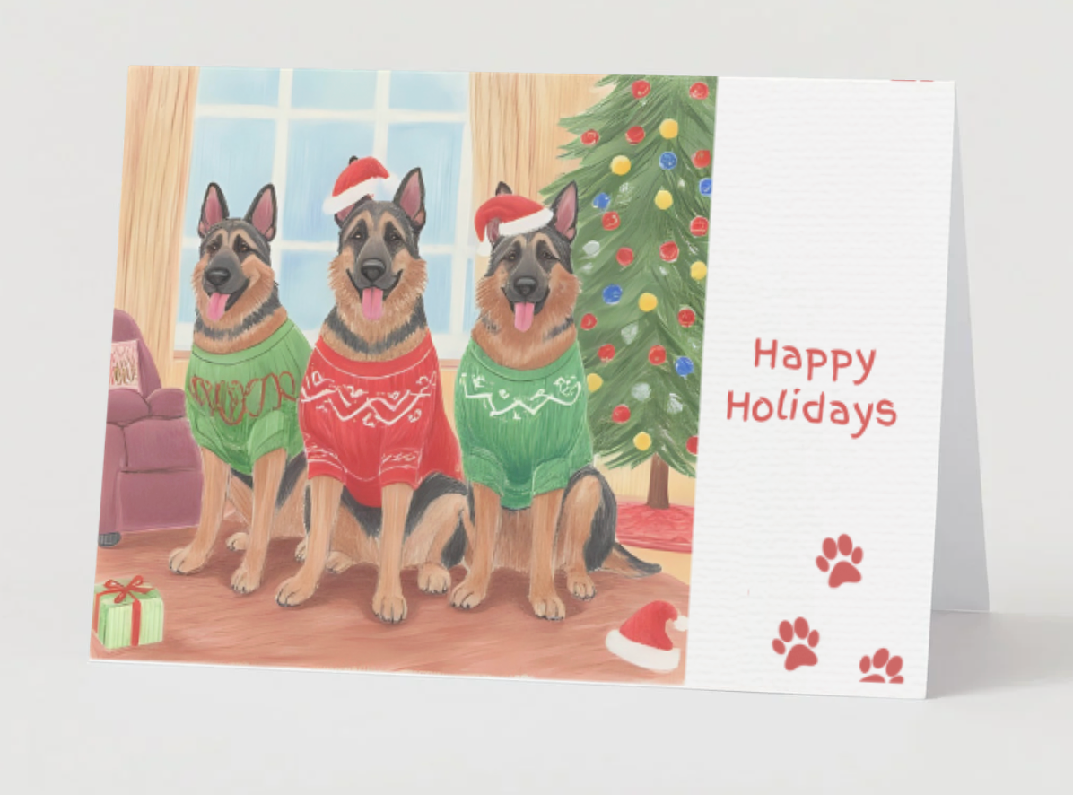 Have A German Shepherd Christmas Card Collection: To Your Best Friend This Christmas