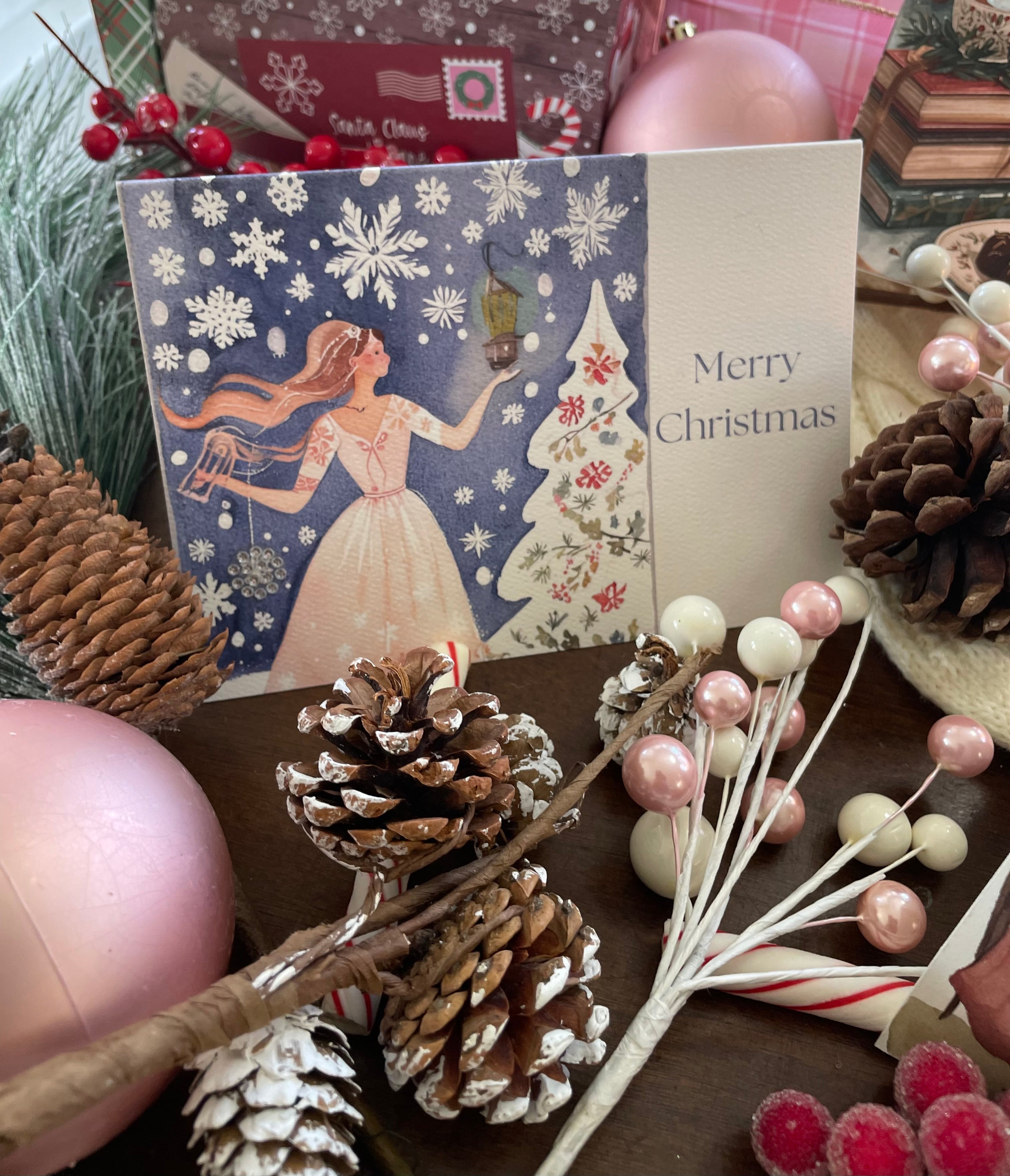 Snowflake Skies Christmas Card Collection: Beneath Snowflake Skies