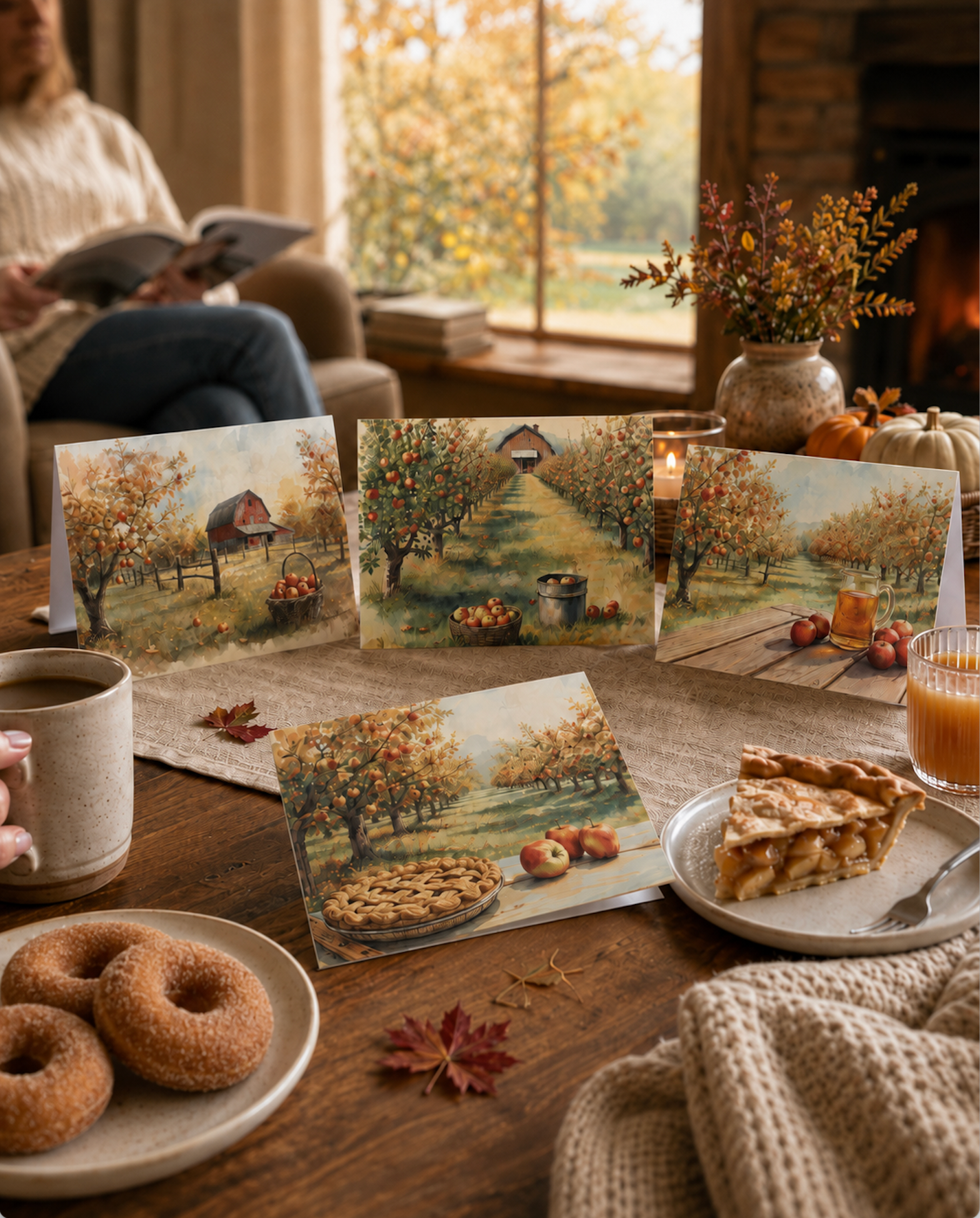 It's Apple Season Greeting Card Collection