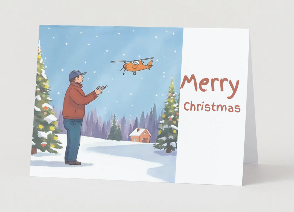 A Remote-Controlled Christmas Card Collection: Holiday Airshow (Digital e-Card)