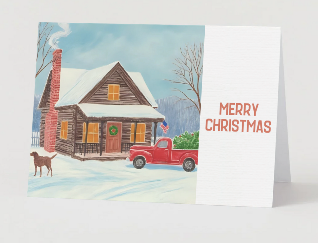 A Heartland Christmas Card Collection (Set of 4.)