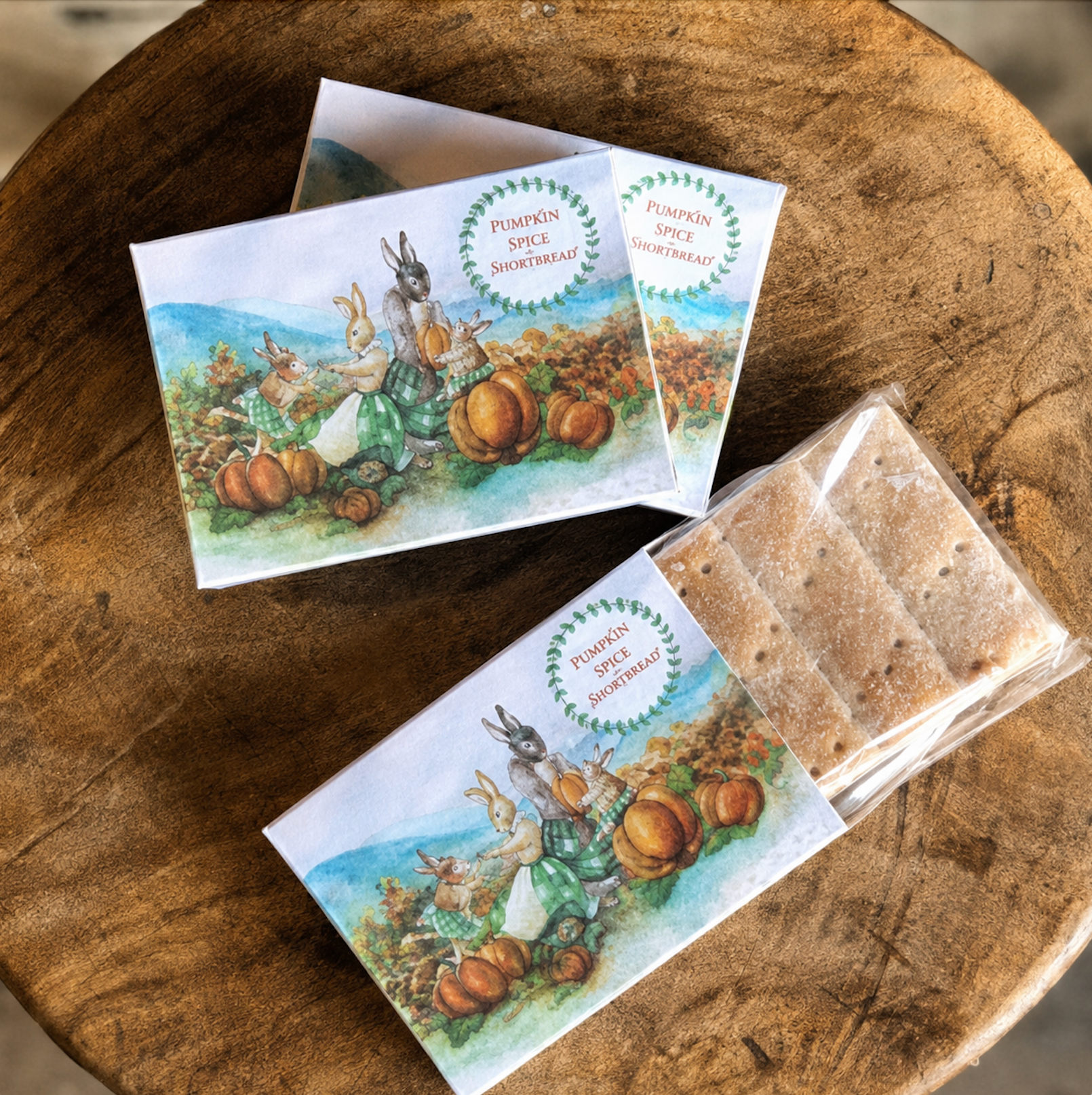 Pumpkin Spice Shortbread