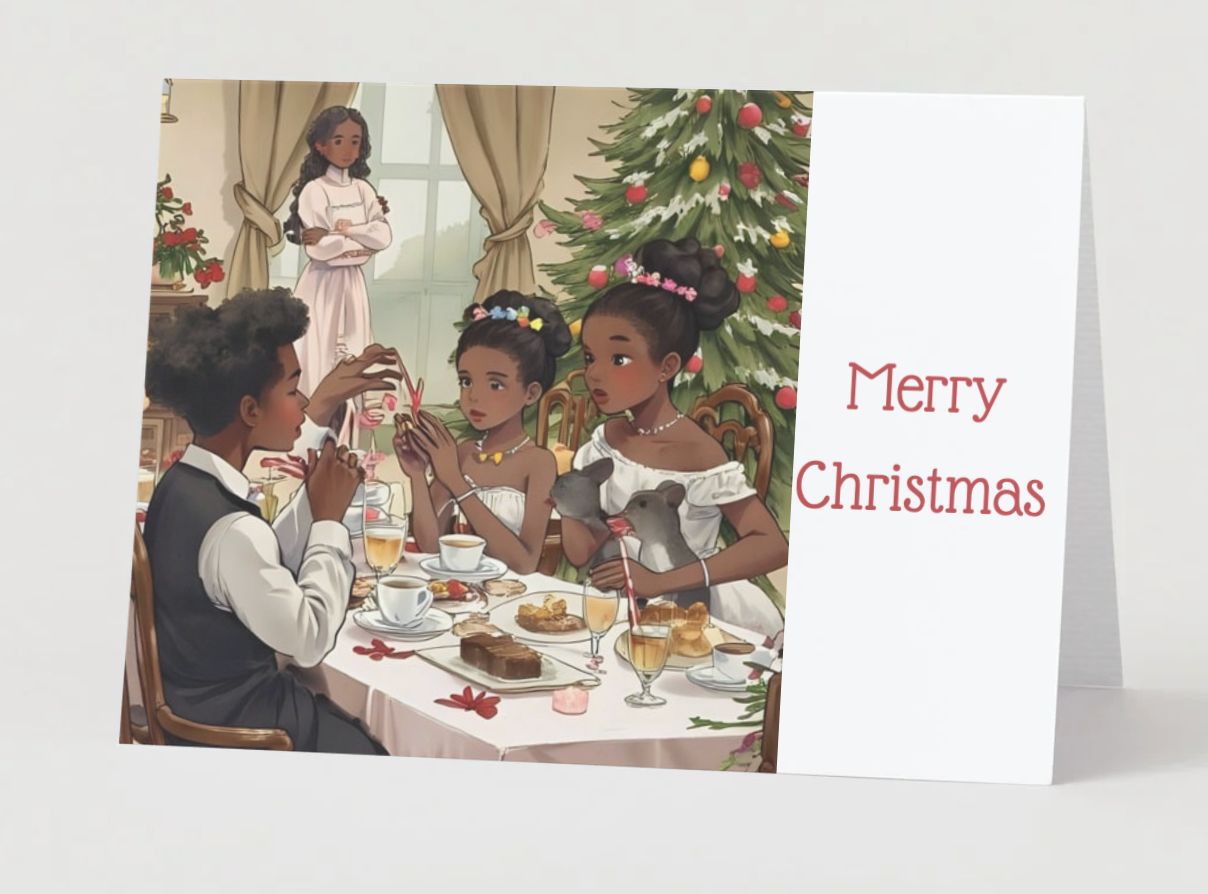 A Black Christmas Card Collection (Set of 17)