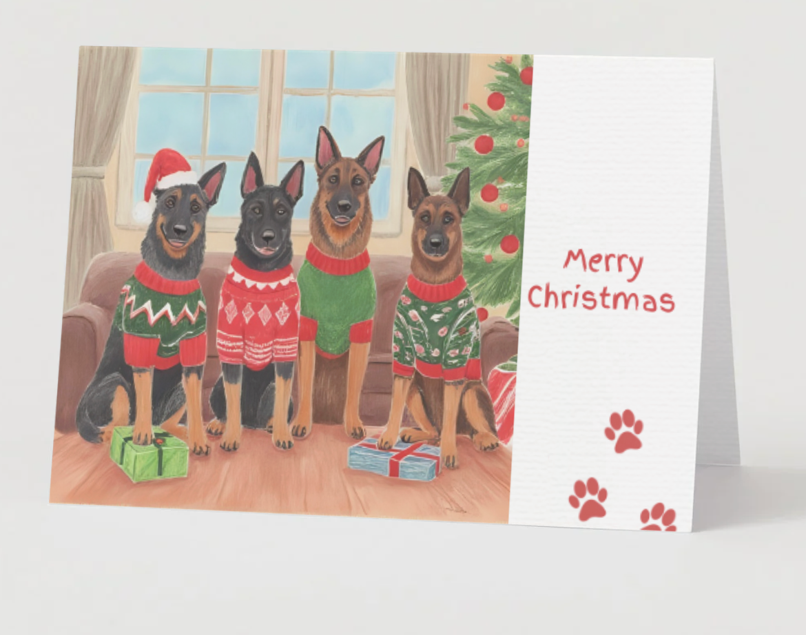 Have A German Shepherd Christmas Card Collection: To A Friend Who's Always There (Digital e-Card))