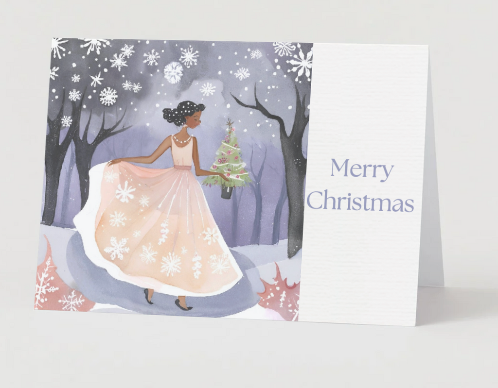 Snowflake Skies Christmas Card Collection: Treasuring Snowflake Moments