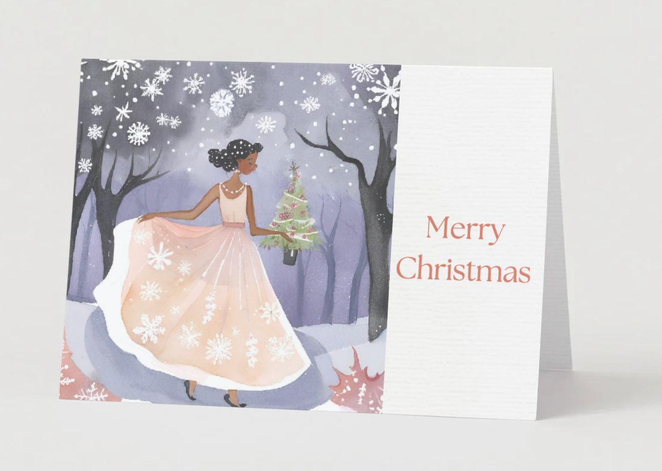 A Black Christmas Card Collection (Set of 17)