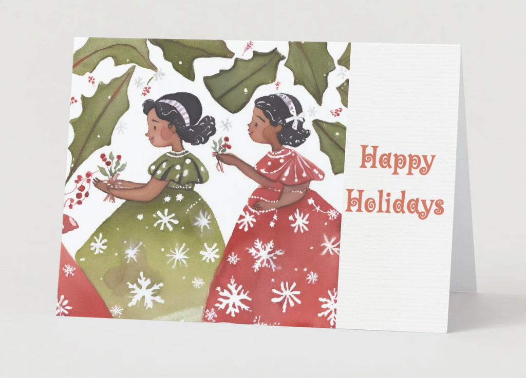 A Black Christmas Card Collection (Set of 17)