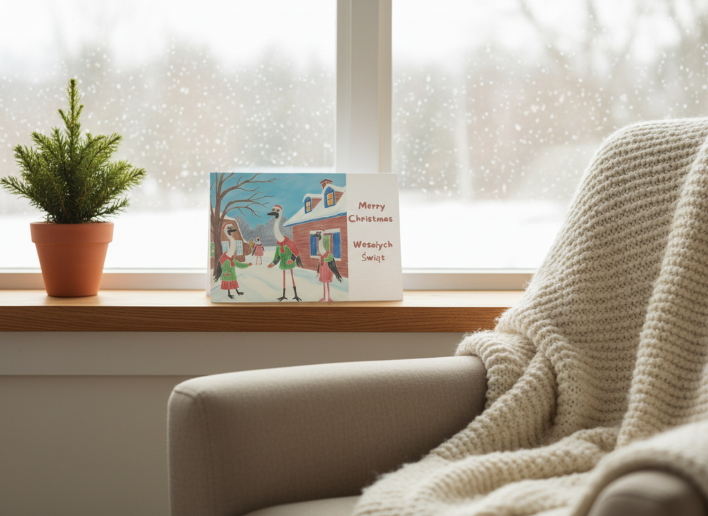 A Polish Christmas Card Collection: A Gathering Of Storks