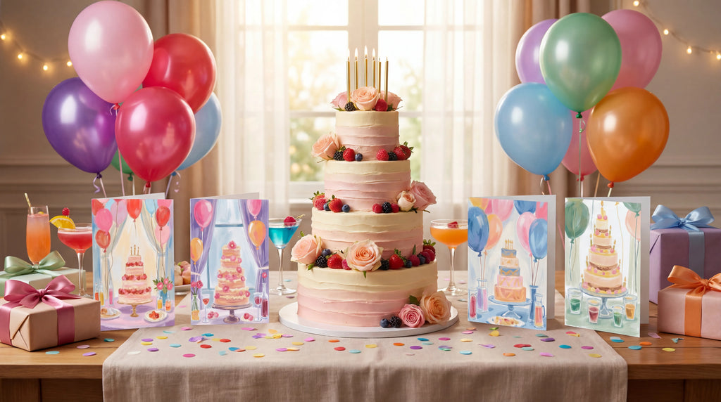 Buttercream Dreams Birthday Card Collection (Set of 6)