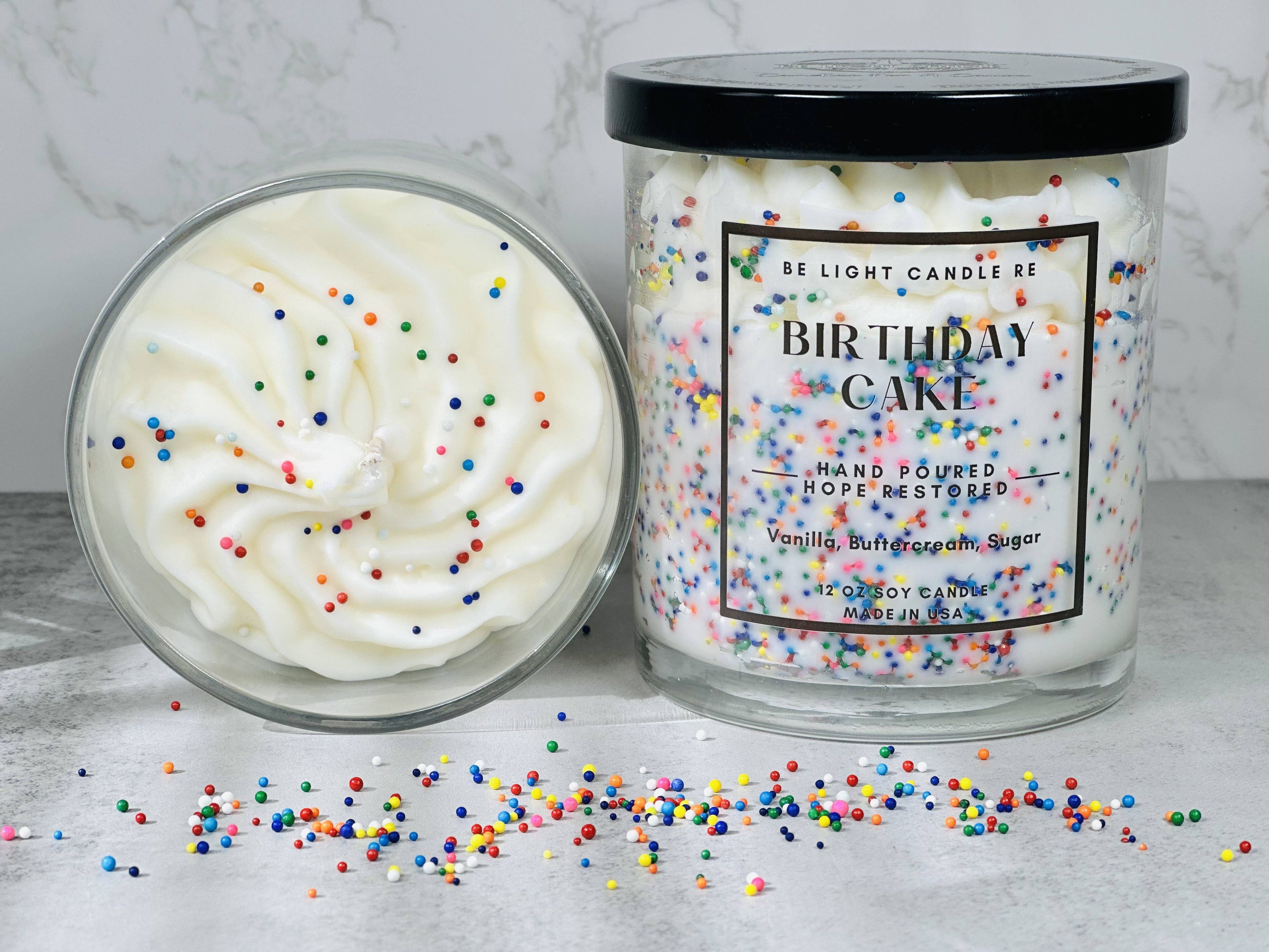 Birthday Cake, Scented Soy Candle 12 oz
