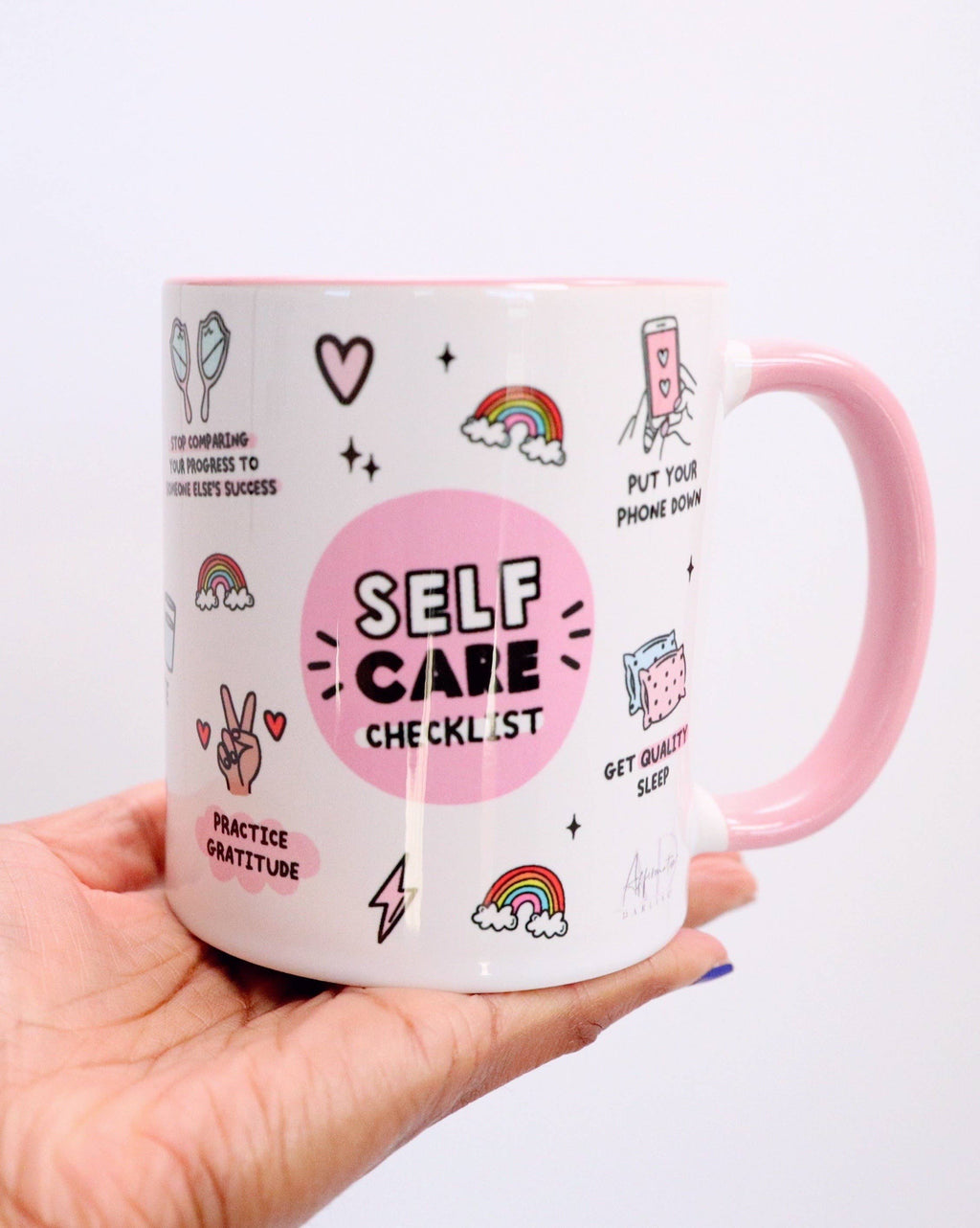 Self-Care Checklist Mug