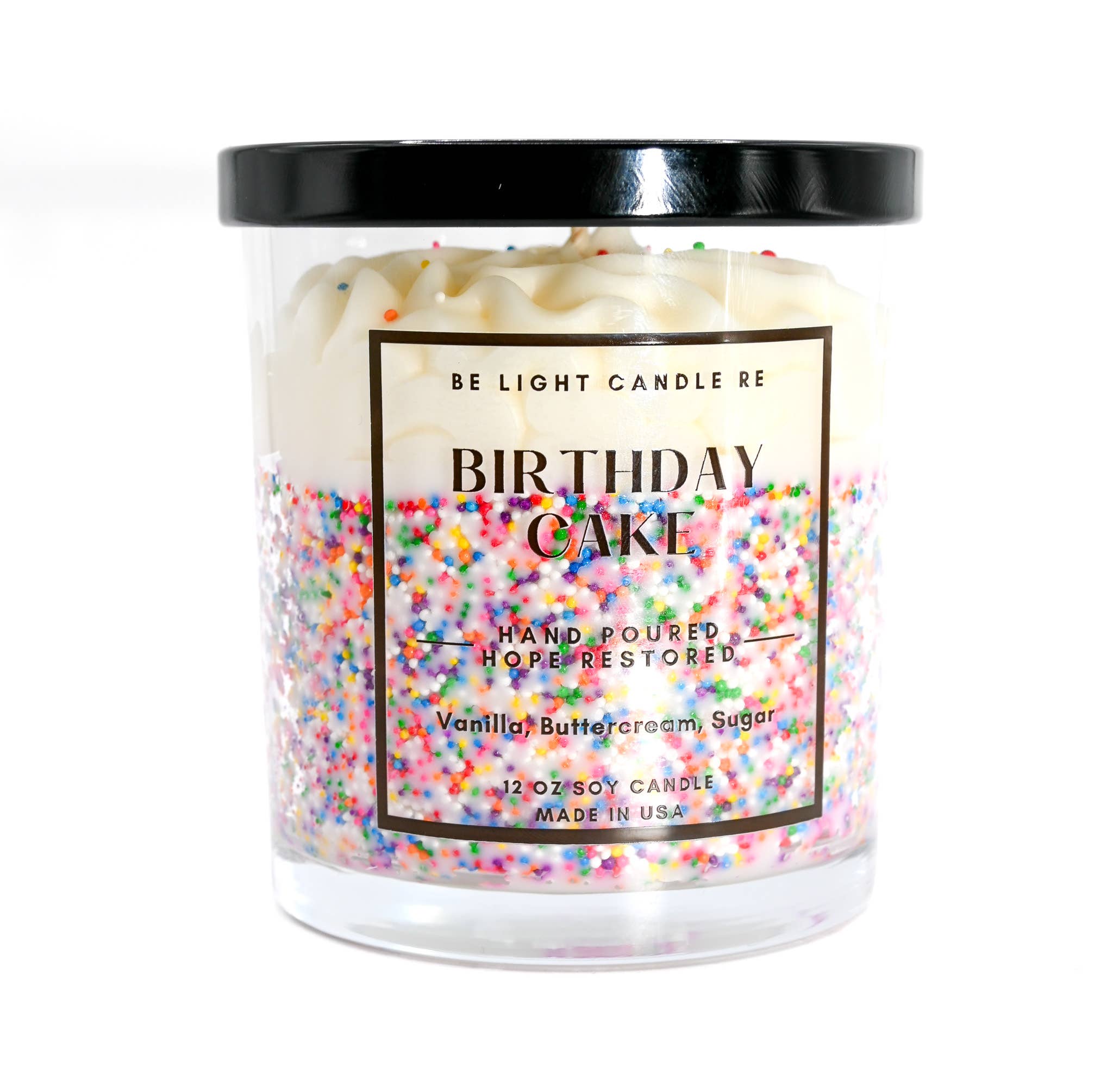 Birthday Cake, Scented Soy Candle 12 oz