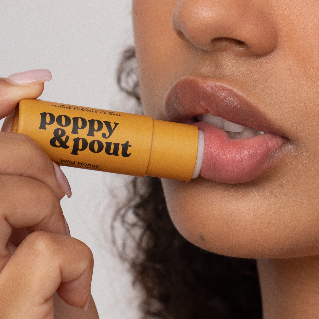 Buttercream Birthday Cake Flavored Lip Balm in Wild Honey